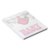 BABY-MÄDCHEN-PARTY-EINZELTEIL-DEKOR NOTIZBLOCK (angewinkelt)