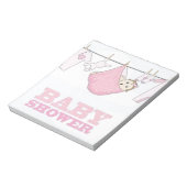 BABY-MÄDCHEN-PARTY-EINZELTEIL-DEKOR NOTIZBLOCK (Rotiert)