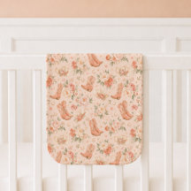 Baby Mädchen Pfirsich Western Coquette Shabby Chic