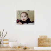 Baby Mädchen Poster (Küche)