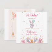 Baby-Mädchen Save The Date (Vorne/Hinten)