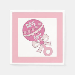 Baby Mädchen Serviette