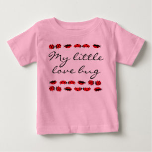 Baby-Mädchen T-Shirt mein kleiner Liebling rosa