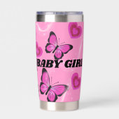 Baby Mädchen Thermobecher (Rückseite)