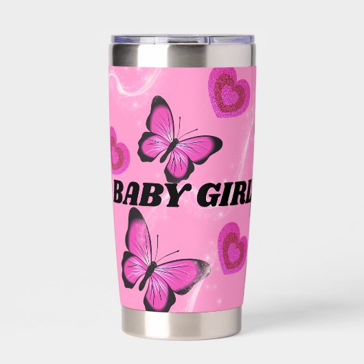 Baby Mädchen Thermobecher (Vorderseite)