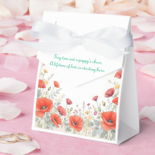 Baby Mädchen und ihre Welpen-Baby-Party Geschenkschachtel