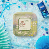 Baby Mädchen Waldtier Dusche Pappteller (Party)