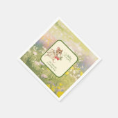 Baby Mädchen Waldtier Dusche Serviette (Ecke)