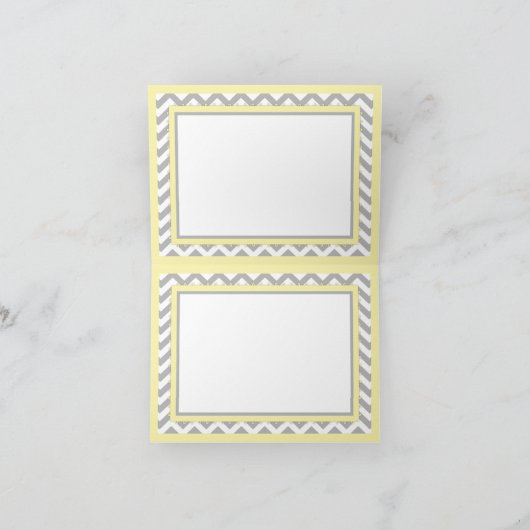 Baby-Mädchentutu-Zickzack Druck danken Ihnen zu Dankeskarte (Innenseite)