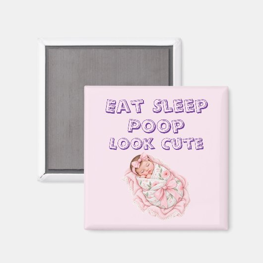 Baby Magnet (Vorderseite/Rückseite)
