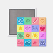 Baby Magnet (Vorderseite/Rückseite)