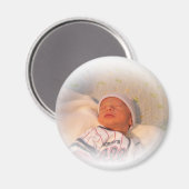 Baby magnet Baby Nicholas (Vorderseite/Rückseite)