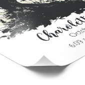 Baby Mairytale Silhouette Thema Foto drucken (Ecke)