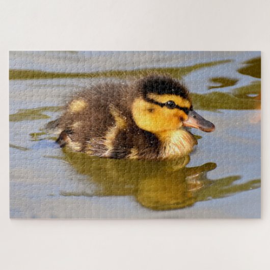 Baby Mallard Duck schwimmen Puzzle (Horizontal)