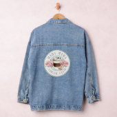 Baby Mama Social Club Aqua und Pink Jeansjacke (Hangar)