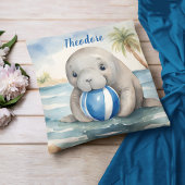 Baby Manatee Boys Personalisiert Kissen