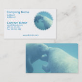 Baby-Manatis-Visitenkarte Visitenkarte (Vorne/Hinten)