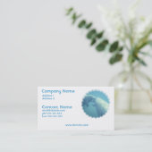 Baby-Manatis-Visitenkarte Visitenkarte (Stehend Vorderseite)