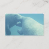 Baby-Manatis-Visitenkarte Visitenkarte (Rückseite)