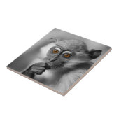 Baby Mangabey Monkey Fliese (Seite)