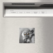 Baby Mangabey Monkey Magnet (In Situ (Geschirrspüler))