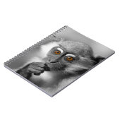 Baby Mangabey Monkey Notizblock (Linke Seite)
