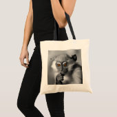 Baby Mangabey Monkey Tragetasche (Vorderseite (Produkt))