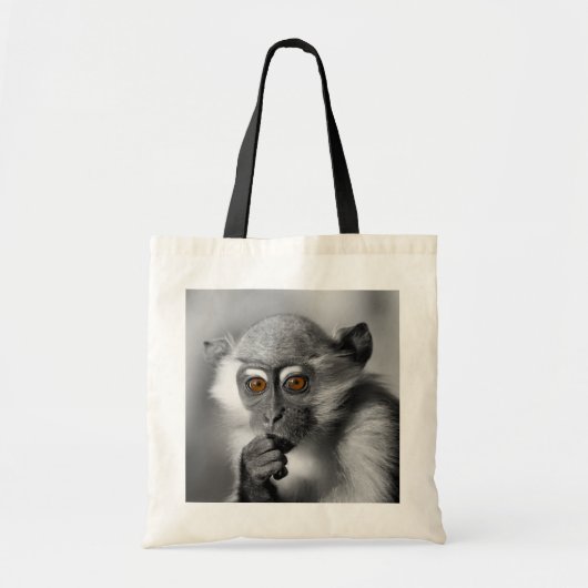 Baby Mangabey Monkey Tragetasche (Vorne)