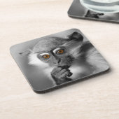Baby Mangabey Monkey Untersetzer (Linke Seite)