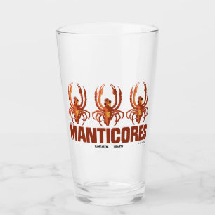 Baby Manticores Vintag Graphic Glas
