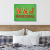 Baby Manticores Vintag Graphic Leinwanddruck (Insitu (Schlafzimmer))