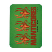 Baby Manticores Vintag Graphic Magnet (Vertikal)