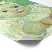 Baby Marcelle Roulin, Vincent van Gogh Poster (Ecke)