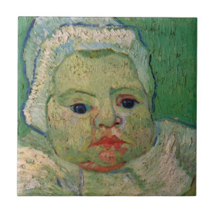 Baby Marcelle Roulin von Vincent van Gogh Fliese