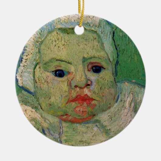 Baby Marcelle Roulin von Vincent van Gogh Keramikornament (Vorne)