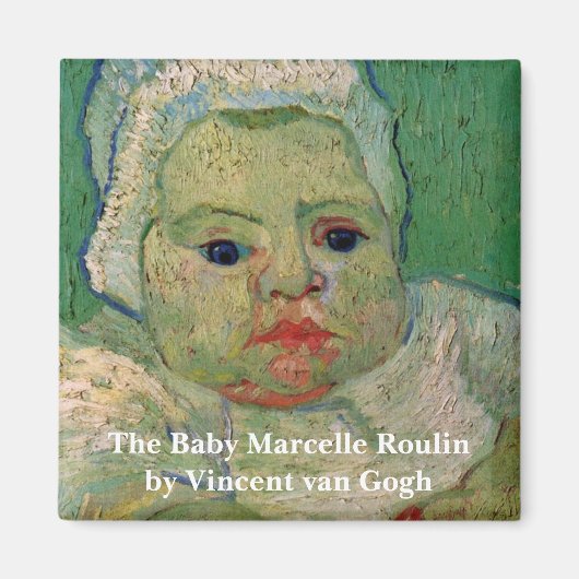 Baby Marcelle Roulin von Vincent van Gogh Magnet (Vorne)