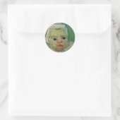 Baby Marcelle Roulin von Vincent van Gogh Runder Aufkleber (Tasche)