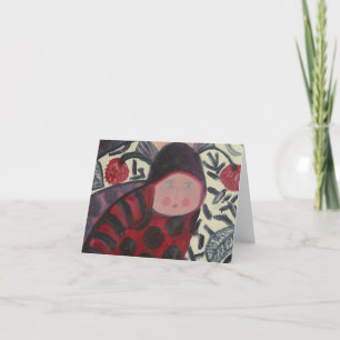 Baby-Marienkäfer-Karte Karte