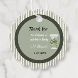 Baby Martini 'tini-one'  Geschenkanhänger