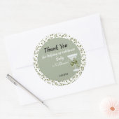 Baby Martini 'tini-one'  Runder Aufkleber (Umschlag)