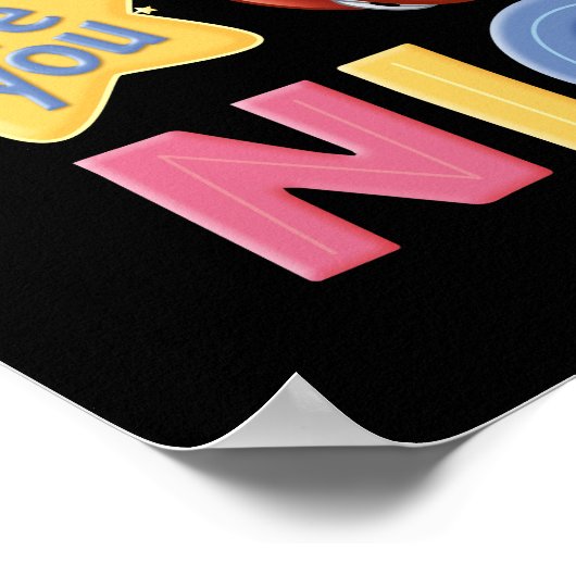 Baby MARVIN THE MARTIAN™| Hi Humans Poster (Ecke)