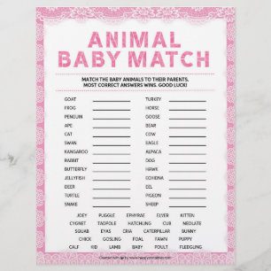 Baby Match [Luxury Lace [Pink] Briefbogen