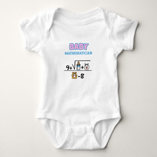 Baby Mathematician Strampler (Vorderseite)