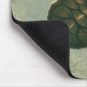 Baby-Meeresschildkröte, die heraus zum Meer Mousepad (Ecke)