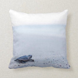 Baby-Meeresschildkröte Kissen