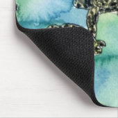 Baby-Meeresschildkrötereptiltiertiermalerei Mousepad (Ecke)