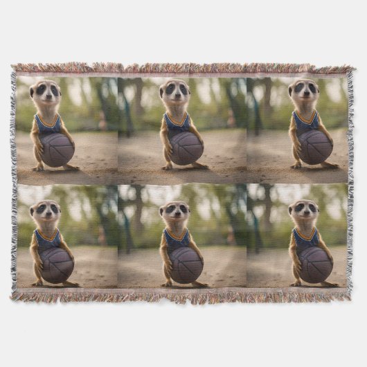 Baby Meerkat Basketball Player, Decke (Vorderseite)