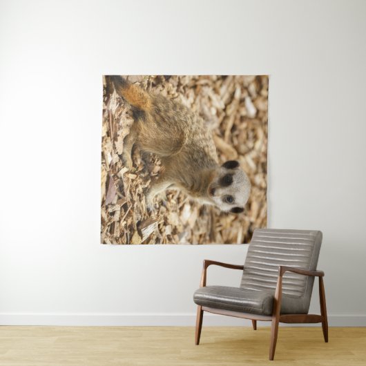 Baby Meerkat Poster Wandteppich (Beispiel (Horizontal))