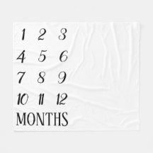 Baby-Meilenstein-Decke