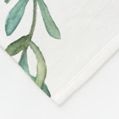 Baby-Meilenstein-Decken-Kranz-und Birken-Bäume Fleecedecke (Ecke)